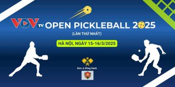Hơn 1 nghìn tay vợt sắp tranh tài ở giải VOVTV Open Pickleball 2025