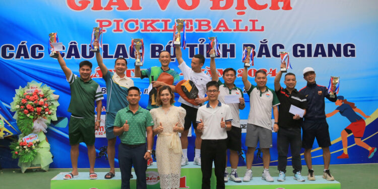 Những hình ảnh ấn tượng tại Giải Vô địch các CLB pickleball tỉnh Bắc Giang lần I-2024